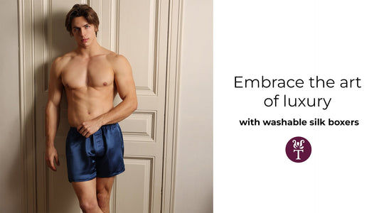 real silk boxers, machine washable silk, 27 momme
