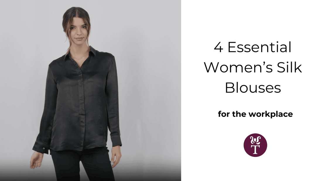 4 Essential Women's Silk Blouses for the Workplace