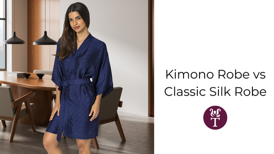 Kimono Robe vs Classic Silk Robe