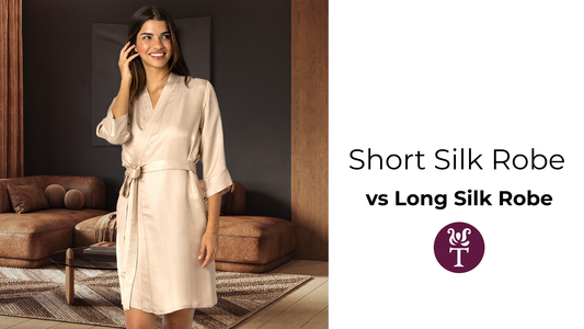 Short Silk Robe vs Long Silk Robe