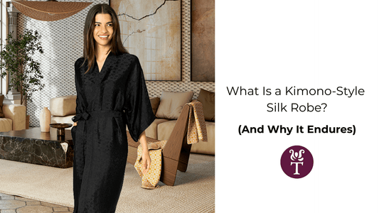 What Is a Kimono-Style Silk Robe? (And Why It Endures) - Tara Sartoria