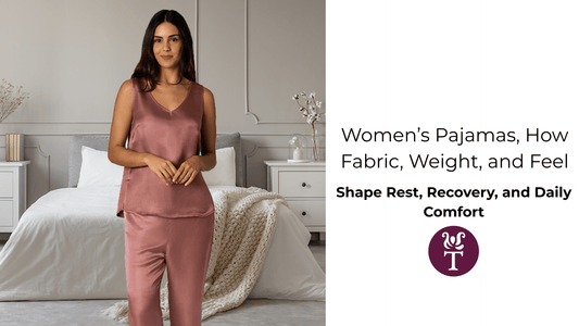 Women’s Pajamas, How Fabric, Weight, and Feel Shape Rest, Recovery, and Daily Comfort - Tara Sartoria