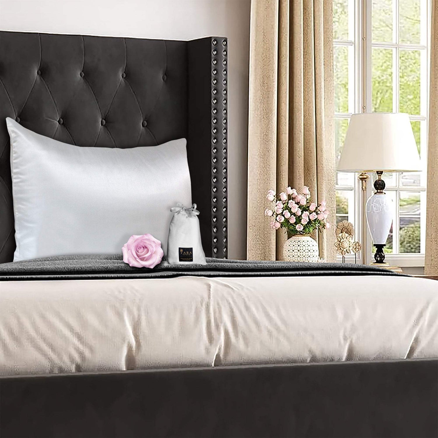 Silk Pillowcases, Sleep Masks & Scrunchies - Tara Sartoria