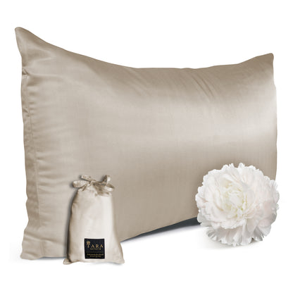 Luxury Artisan Mulberry Silk Pillowcase, Washable Natural Mulberry Silk