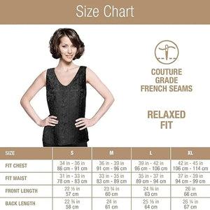 Luxury Artisan Pure Silk V-Neck Paisley Tank Top
