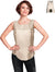 Luxury Artisan Silk Jacquard Tank Tops for Women