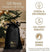 Luxury Artisan Silk Dress for Women Elegant in Onyx Rose