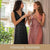 Luxury Artisan Silk Dress for Women Elegant in Onyx Rose