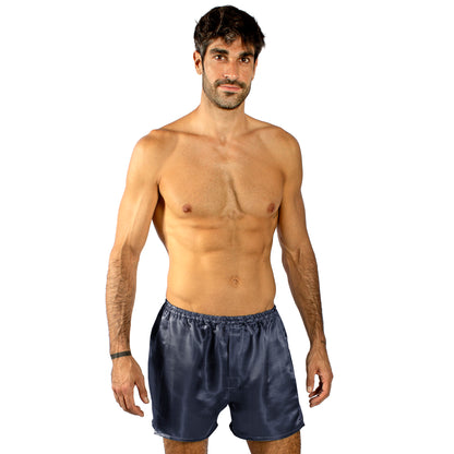 Luxury Artisan Silk Boxers for Men, Tagless, Washable Natural Mulberry Silk