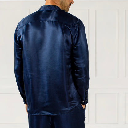 Luxury Artisan Silk Pajamas For Men, Washable Natural Mulberry Silk