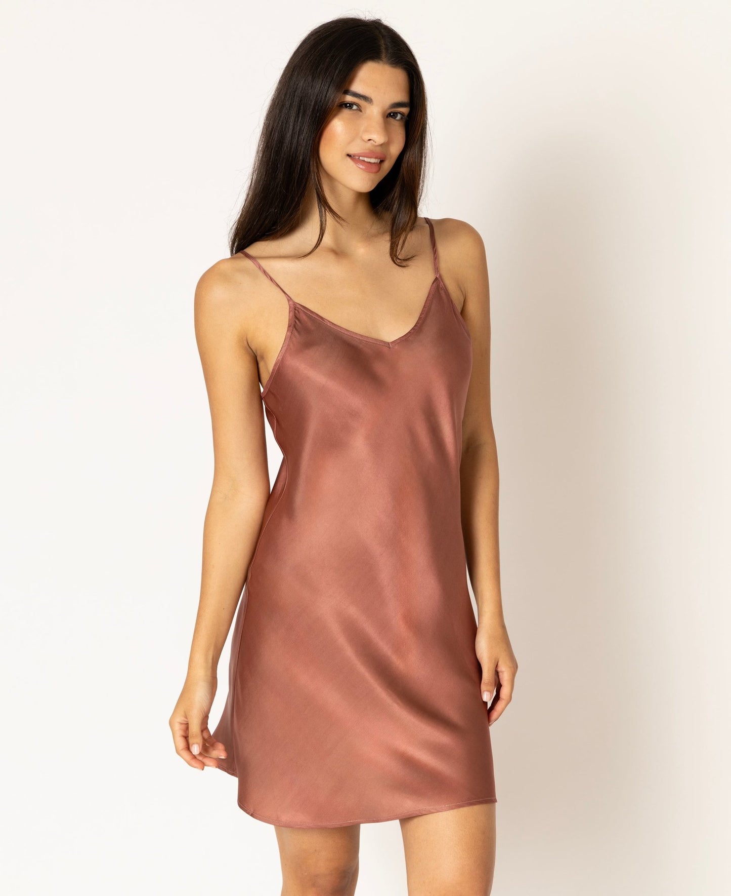 Artisan Short Silk Robe And Nightgown Set, Washable - Tara Sartoria