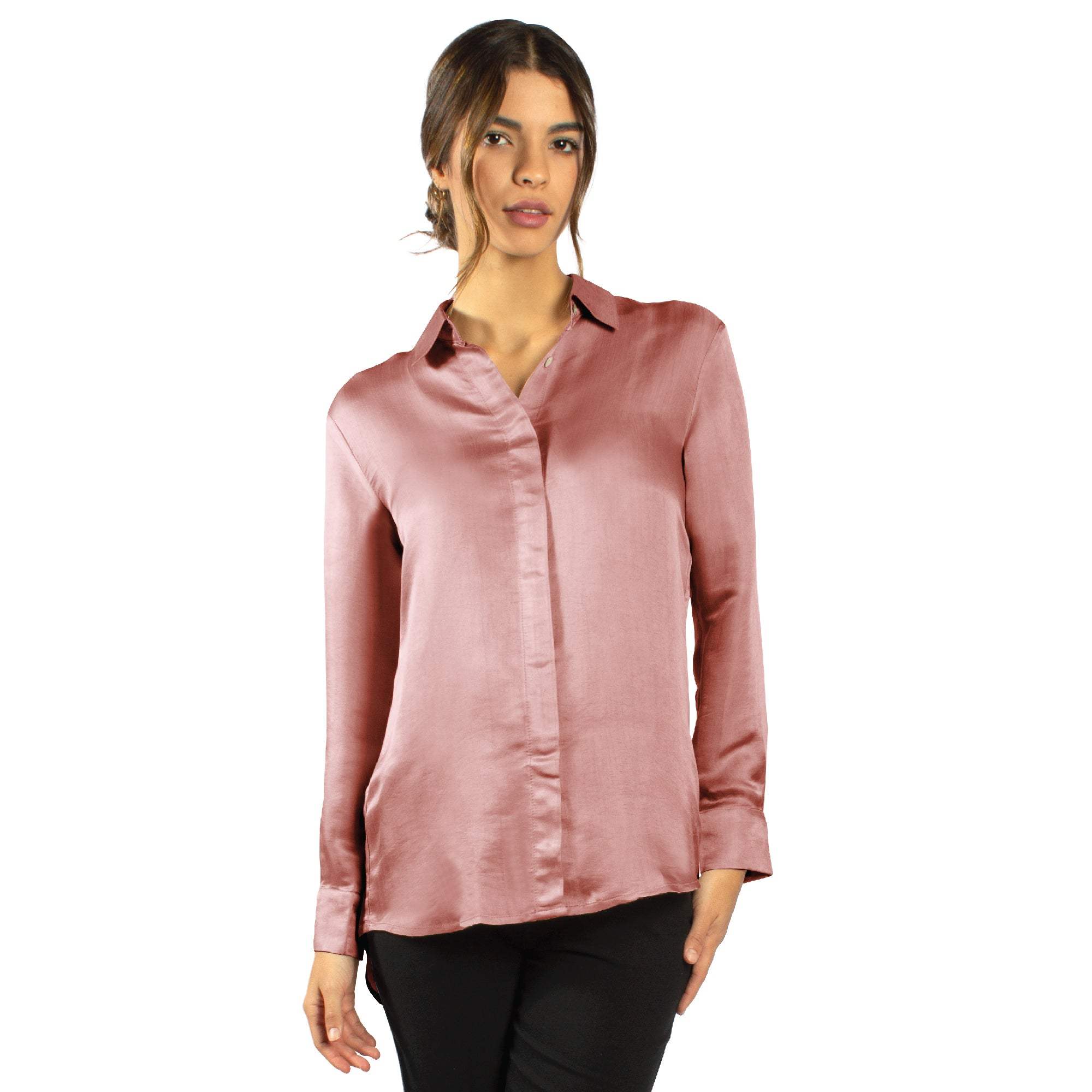 Artisan Silk Blouse, Button Down, Washable - Tara Sartoria