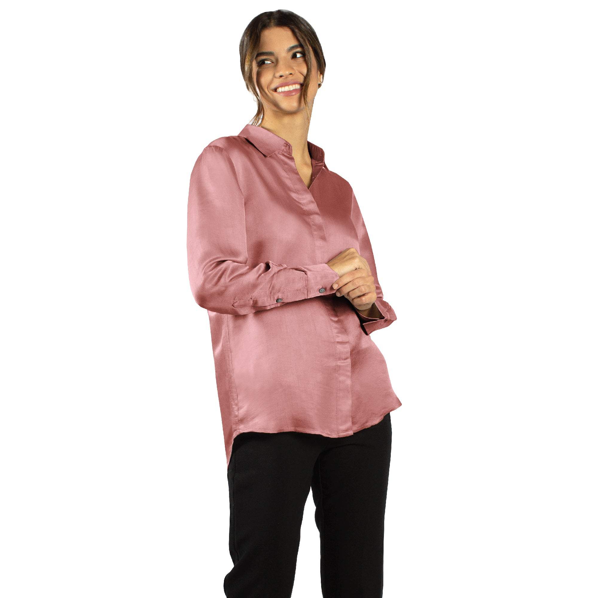 Artisan Silk Blouse, Button Down, Washable - Tara Sartoria