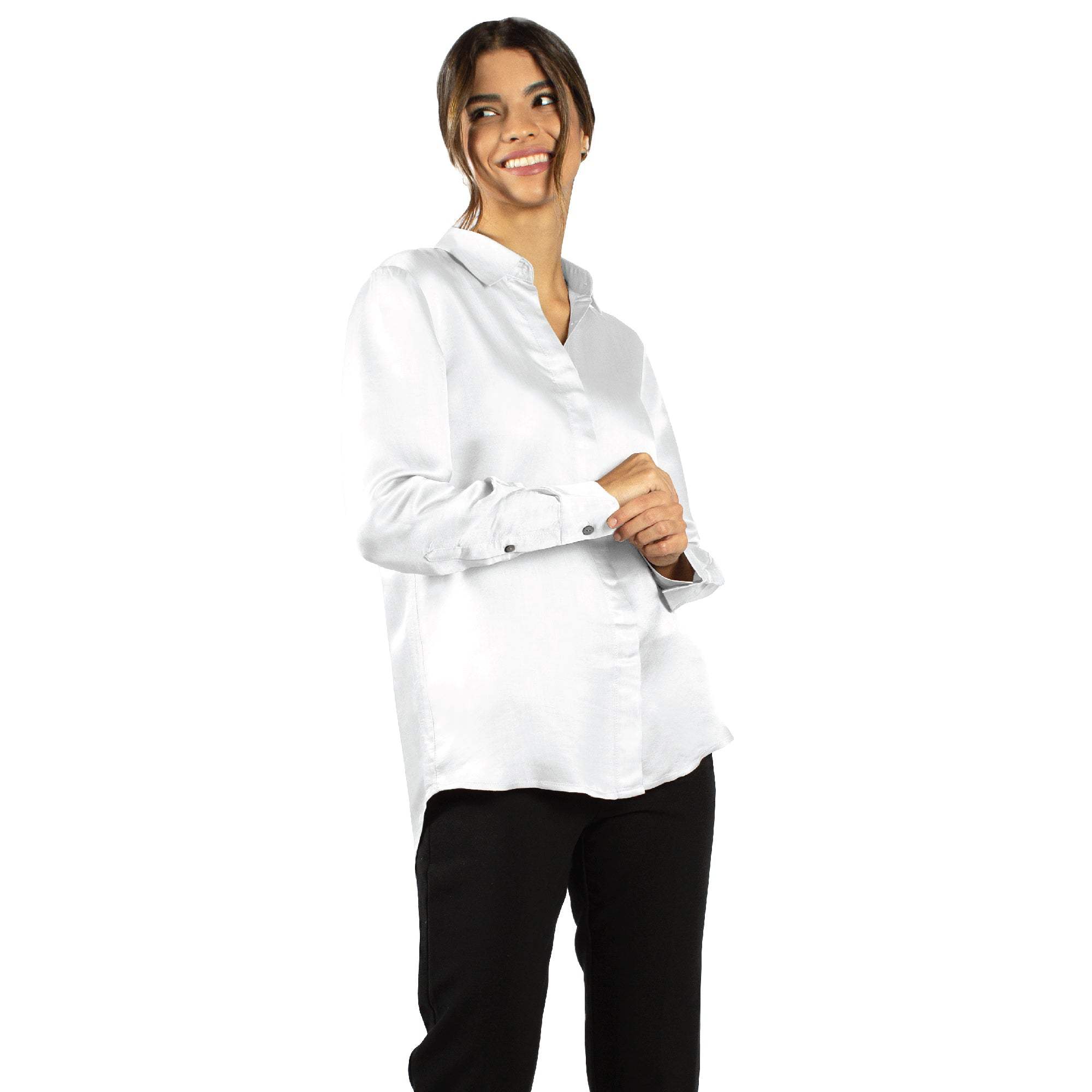 Artisan Silk Blouse, Button Down, Washable - Tara Sartoria