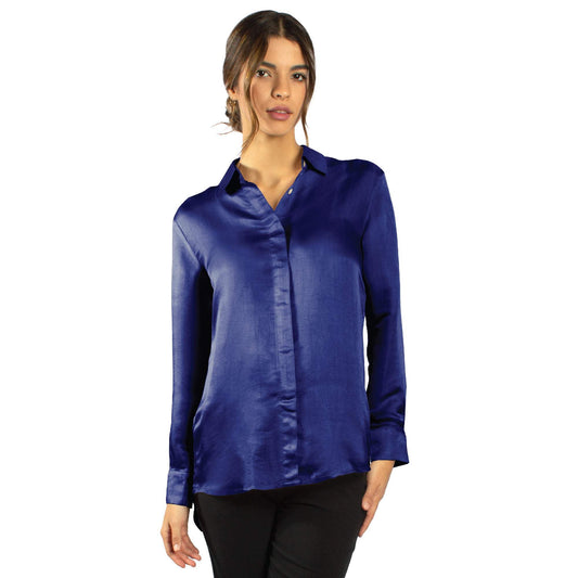 Artisan Silk Blouse, Button Down, Washable - Tara Sartoria