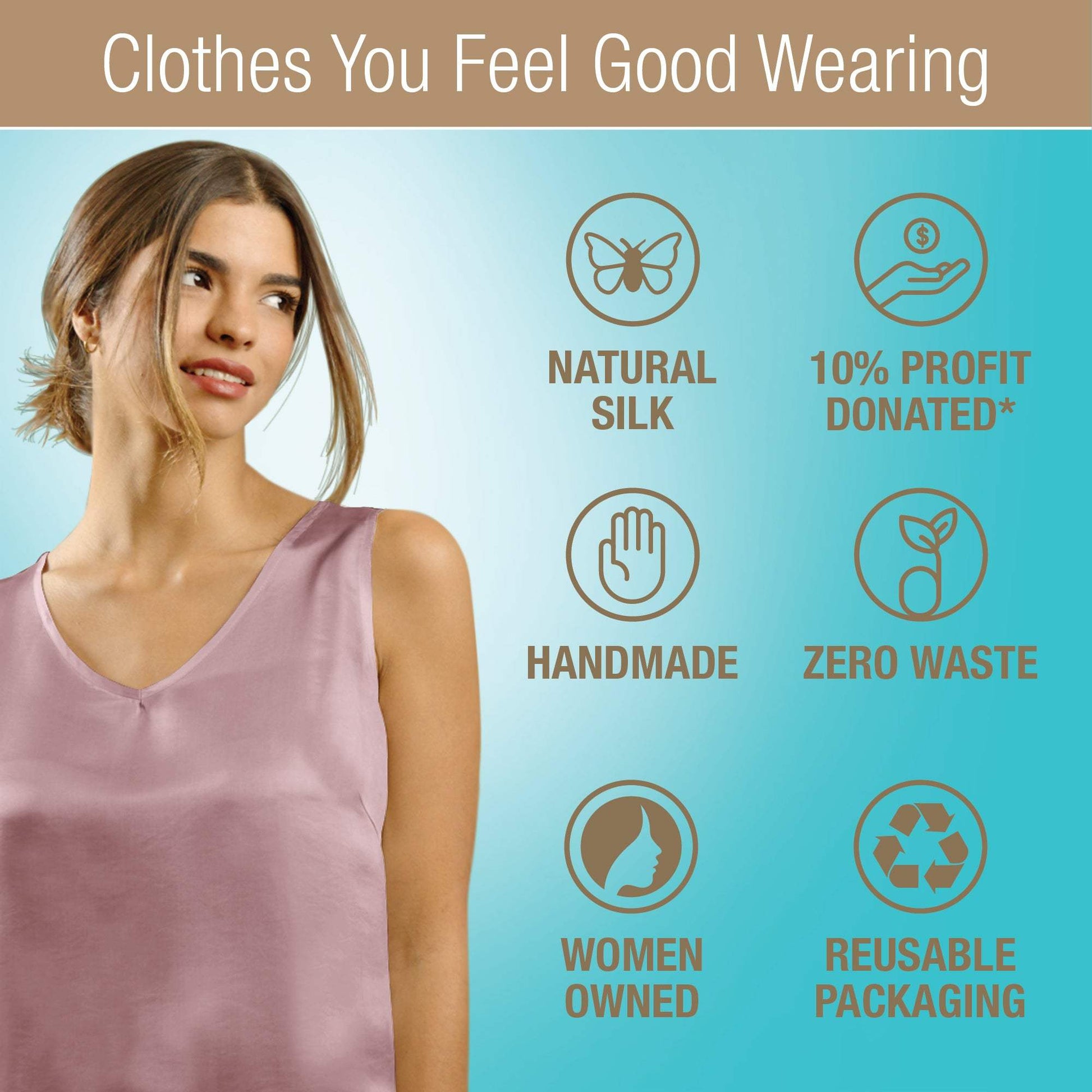 Artisan Silk Blouse, Tank Top V Neck, Washable - Tara Sartoria