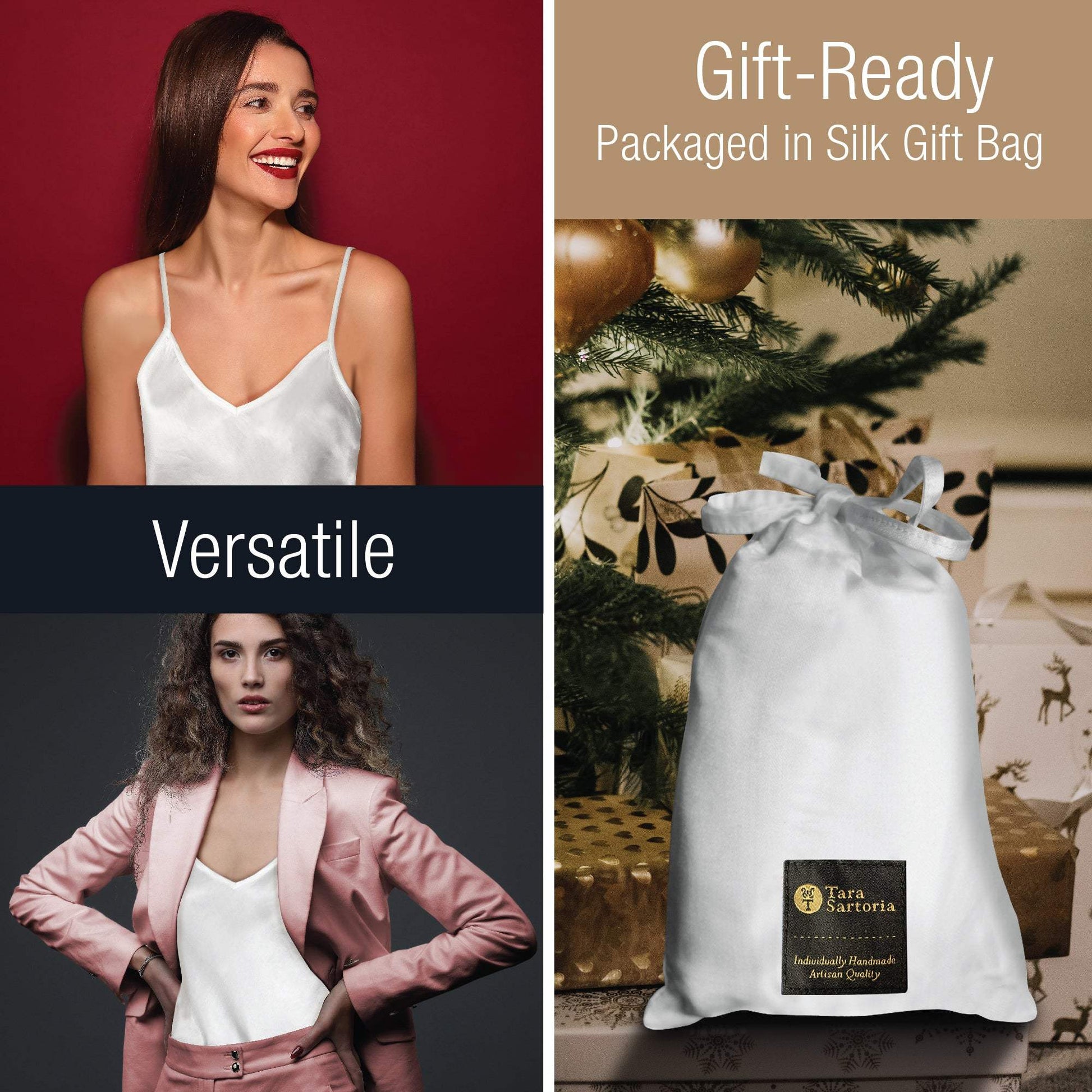 Artisan Silk Camisole, Washable - Tara Sartoria