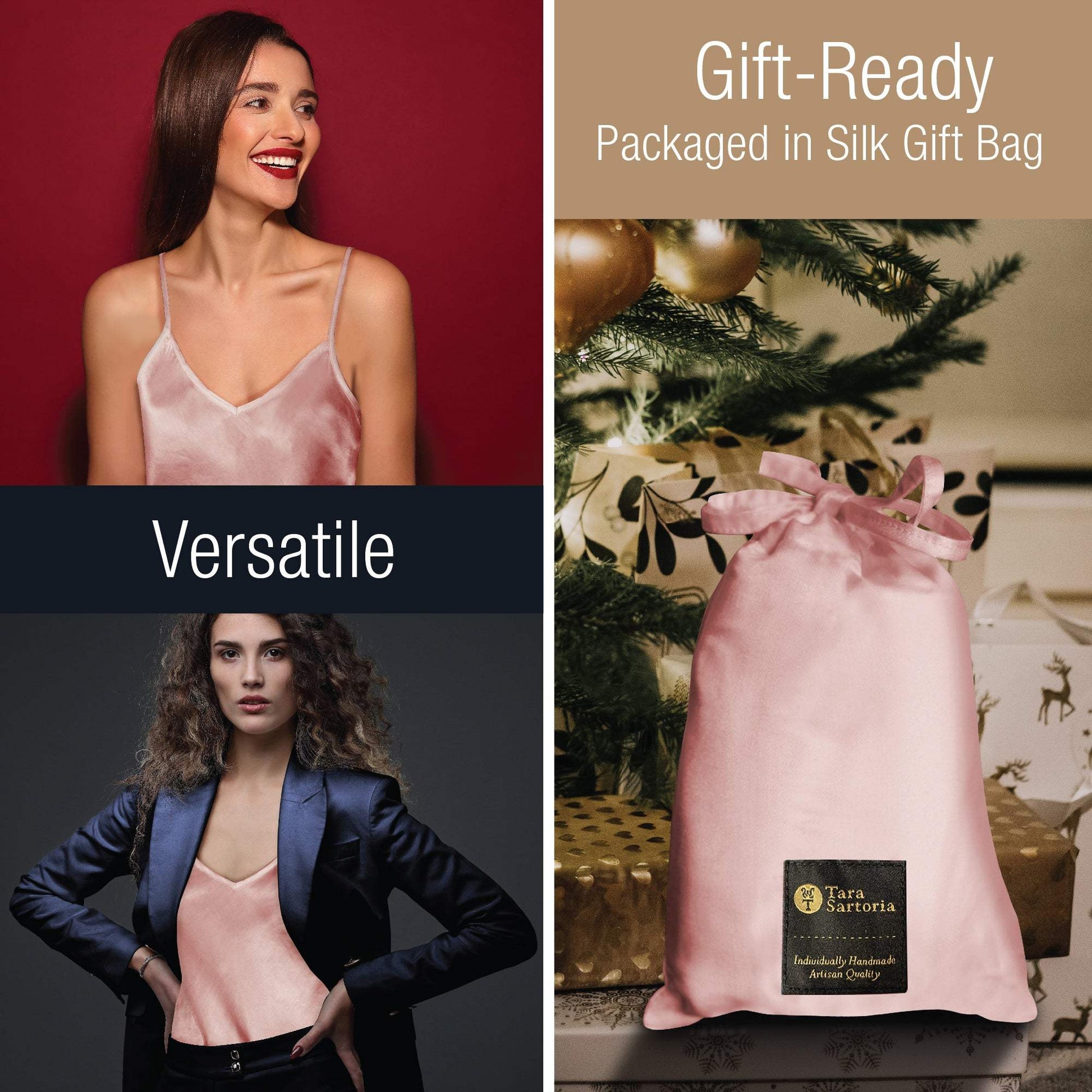 Artisan Silk Camisole, Washable - Tara Sartoria