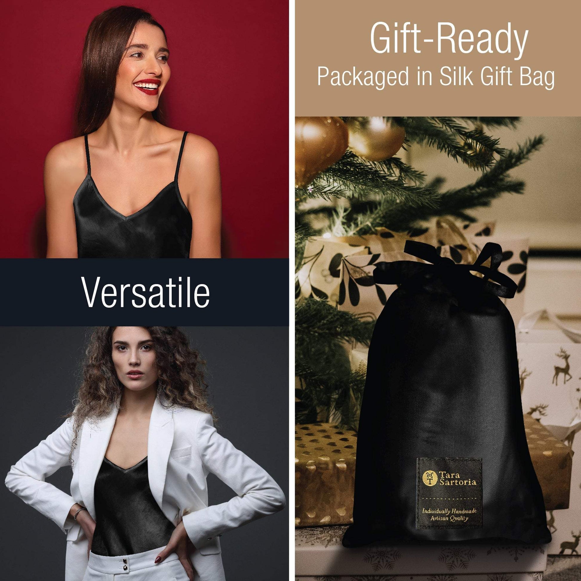 Artisan Silk Camisole, Washable - Tara Sartoria