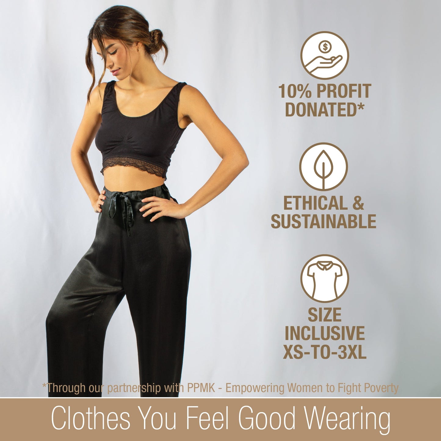 Artisan Silk Pajama Pants, Washable - Tara Sartoria