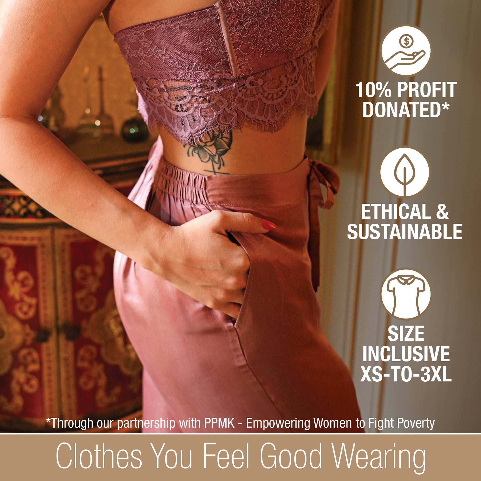 Artisan Silk Pajama Pants, Washable - Tara Sartoria