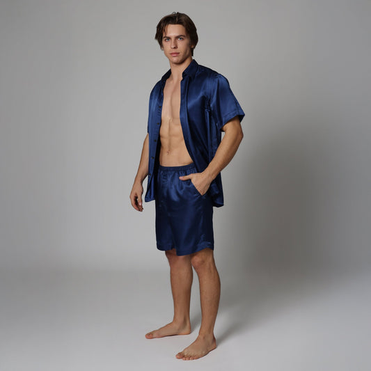 Artisan Silk Pajamas Short, Washable - Tara Sartoria