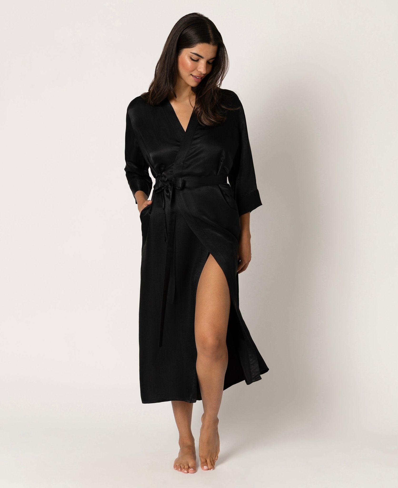 Luxury Artisan Silk Robes For Women, Long