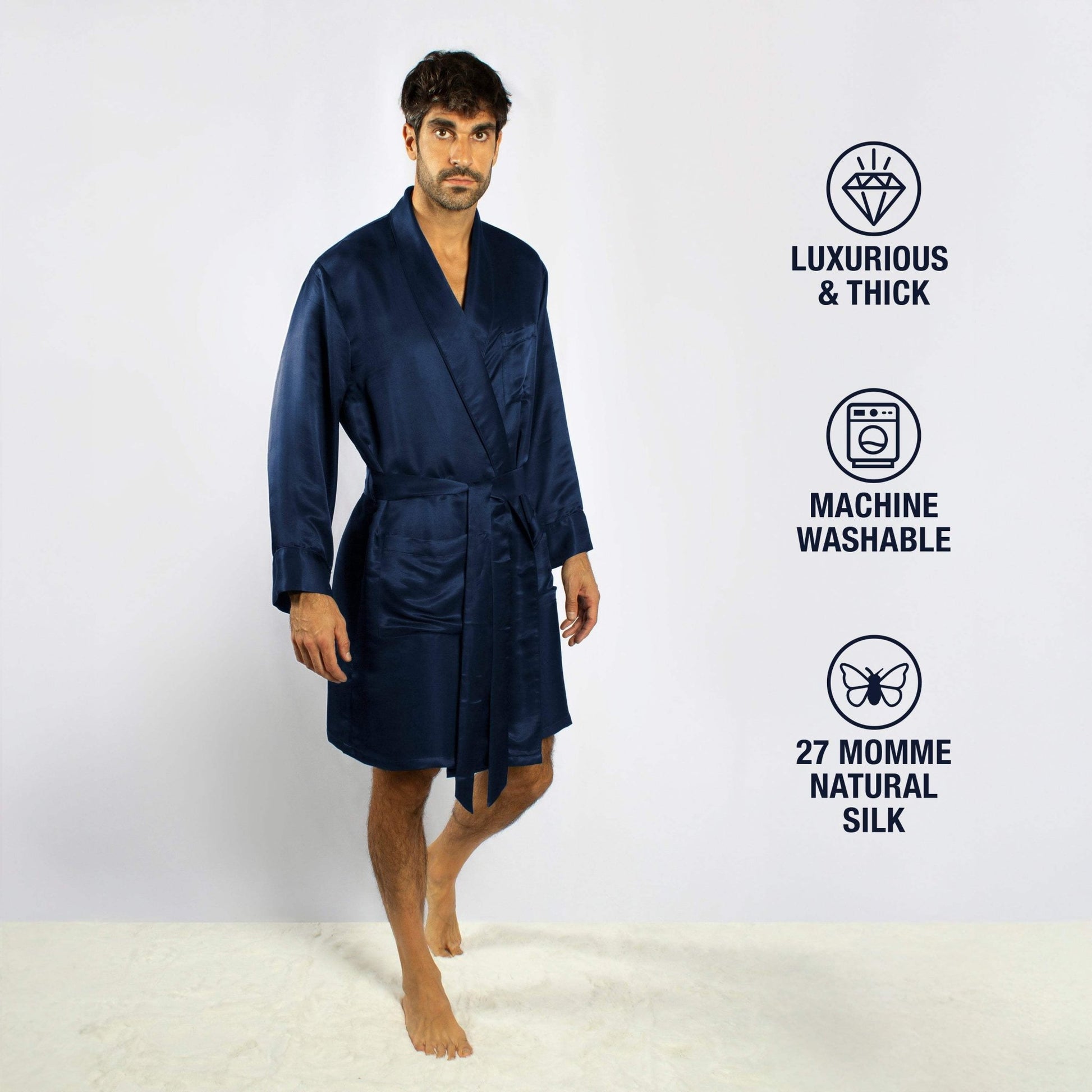 Artisan Silk Robes, Washable - Tara Sartoria
