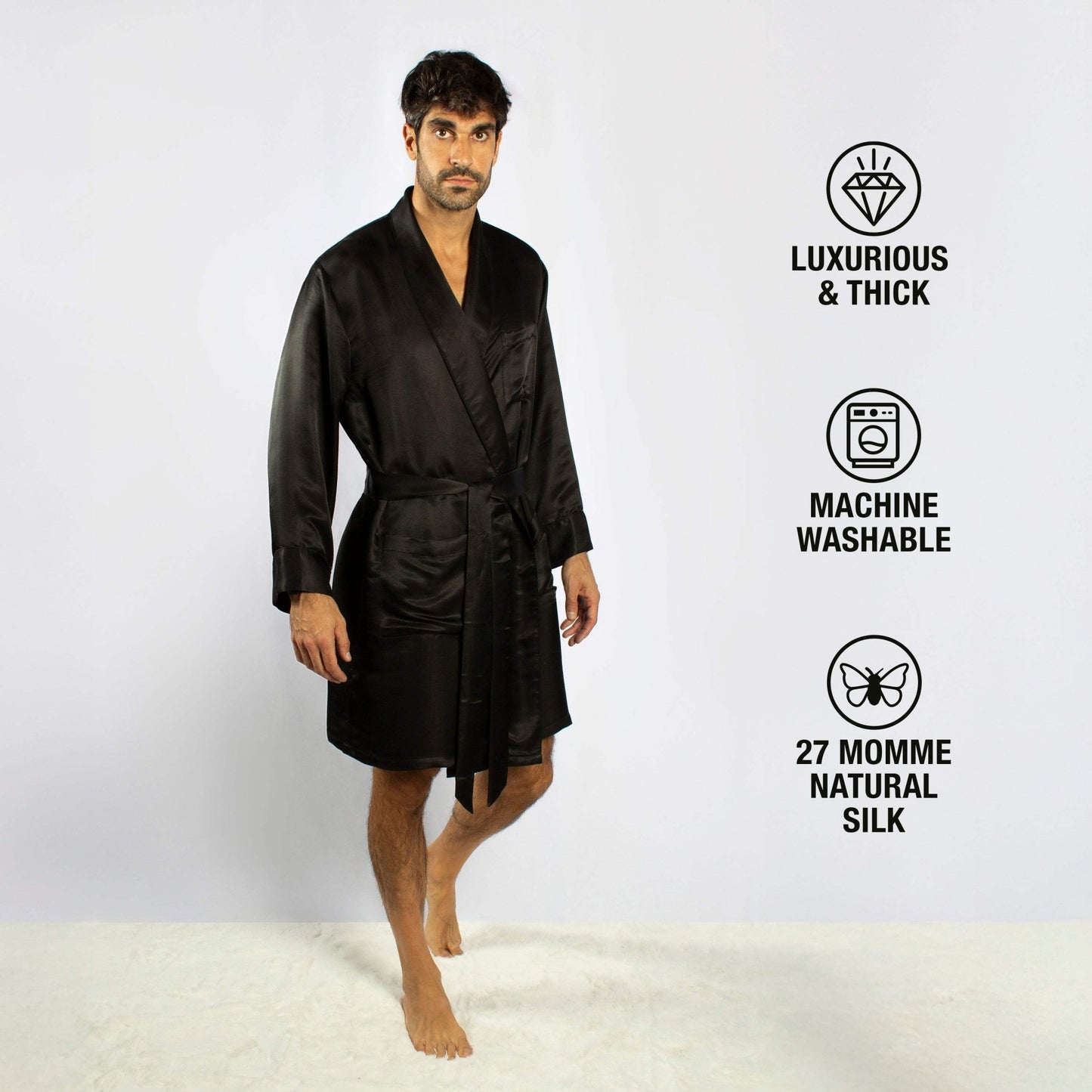 Artisan Silk Robes, Washable - Tara Sartoria