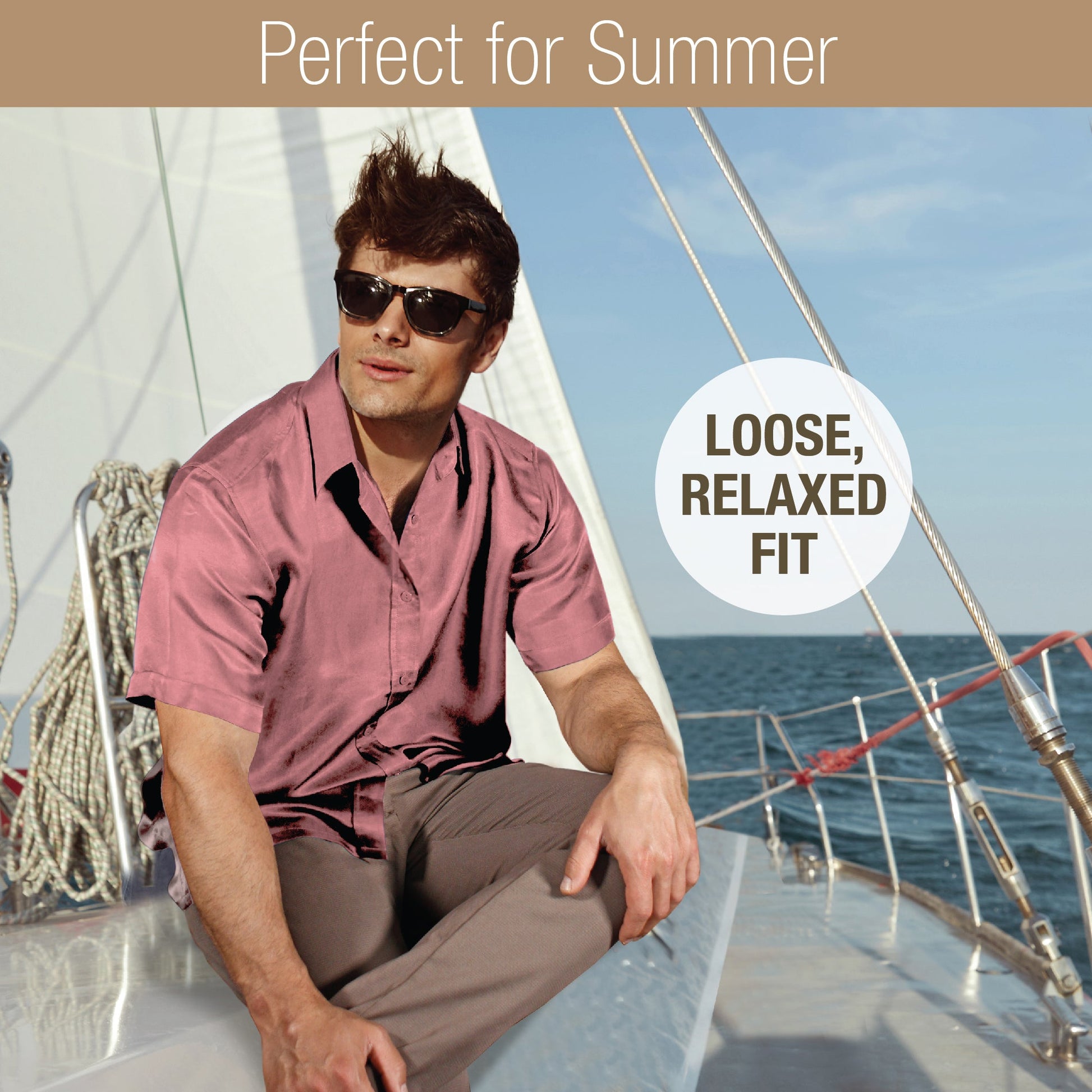 Artisan Silk Shirt Short Sleeves, Washable - Tara Sartoria