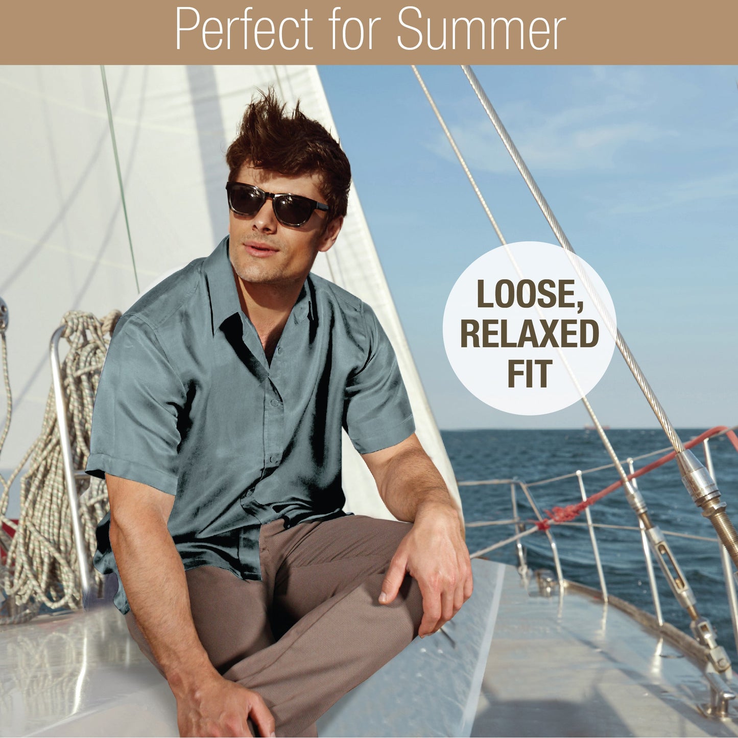 Artisan Silk Shirt Short Sleeves, Washable - Tara Sartoria