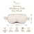 Luxury Silk Sleep Mask in Beige