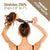 Skinny Silk Scrunchies For Hair, 3 Pieces (Onyx Black)