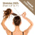 Skinny Silk Scrunchies For Hair, 3 Pieces (Onyx Black, Nude Beige, Vintage Pink)