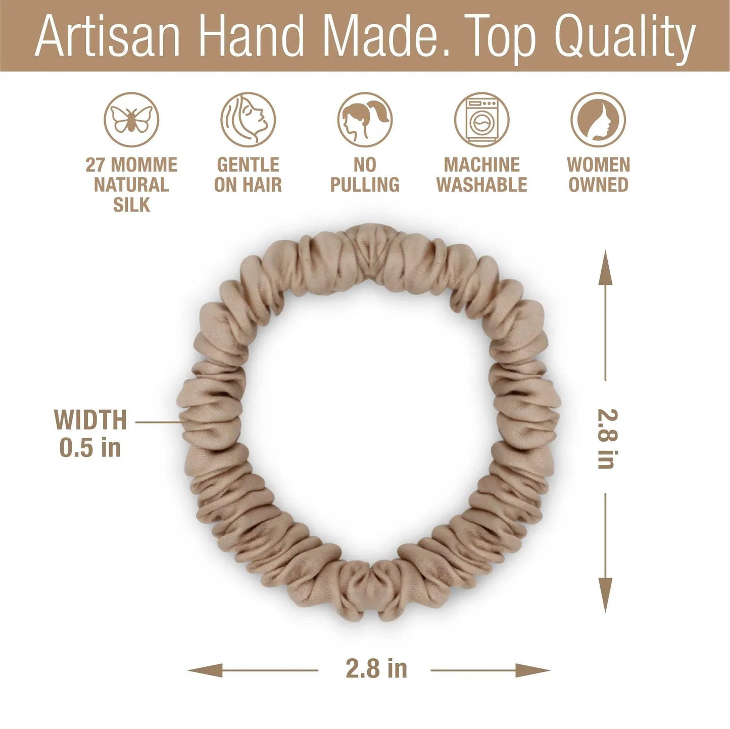 FREE Gift – 3 Silk Scrunchies - Tara Sartoria
