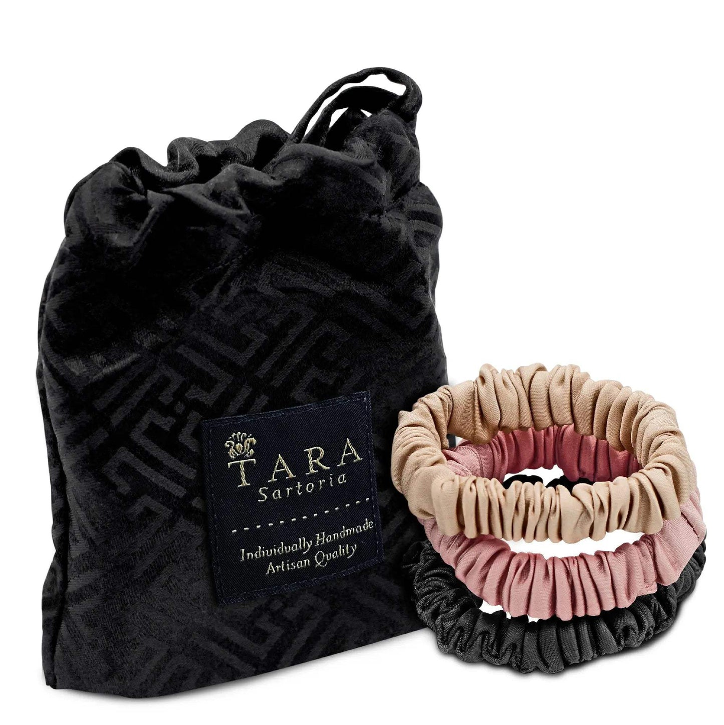 FREE Gift – 3 Silk Scrunchies - Tara Sartoria